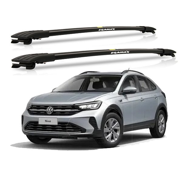 RACK TRAVESSA LARGA EQMAX VW NIVUS 2020 2021 2022 2023 2024 2025 - PRETO
