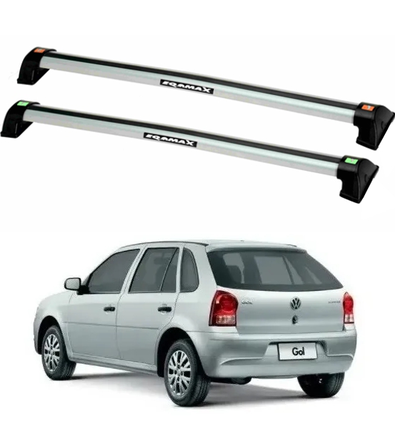 RACK EQMAX NEW WAVE VW GOL G2 SPECIAL // GOL G3 // G4 2P/4P 1999 2000 2001 2002 2003 2004 2005 2006 2007 2008 2009 2010 2011 2012 2013 2014 - CINZA