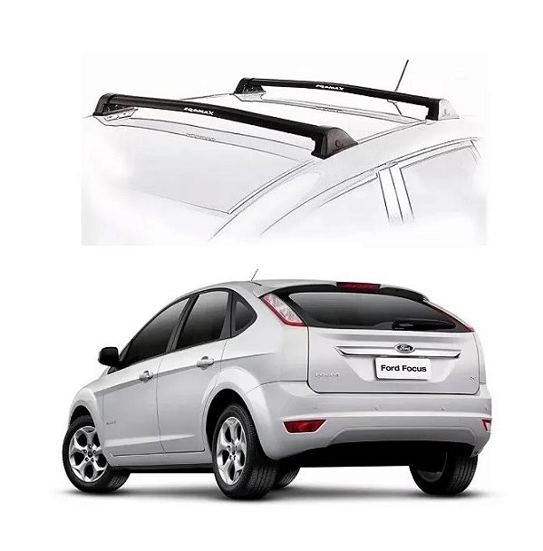 RACK EQMAX NEW WAVE FORD FOCUS HATCH // SEDAN 2010 2011 2012 2013 - PRETO