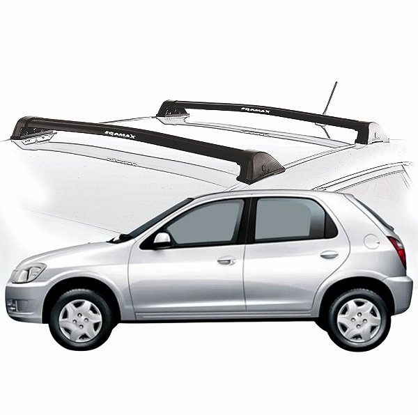 RACK EQMAX NEW WAVE GM CELTA 2000 2001 2002 2003 2004 2005 2006 2007 2008 2009 2010 2011 - PRETO