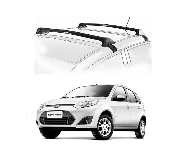 RACK EQMAX NEW WAVE FORD FIESTA 4P 2003 2004 2005 2006 2007 2008 2009 2010 2011 2012 2013 2014 2015 2016 - PRETO