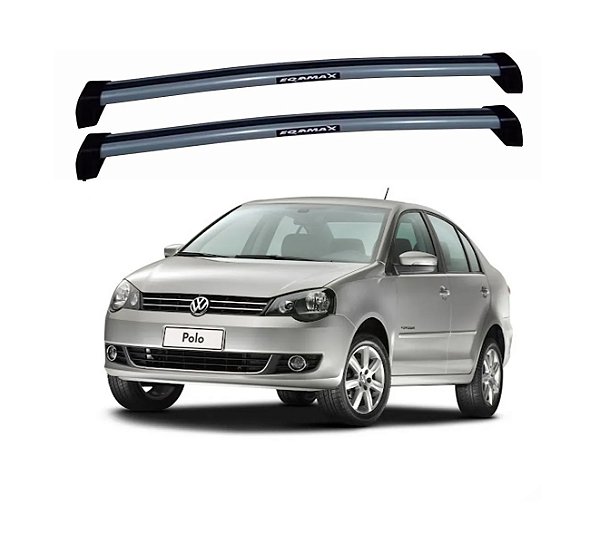 RACK EQMAX NEW WAVE VW POLO SEDAN 4P 2003 2004 2005 2006 2007 2008 2009 2010 2011 2012 2013 2014 - CINZA