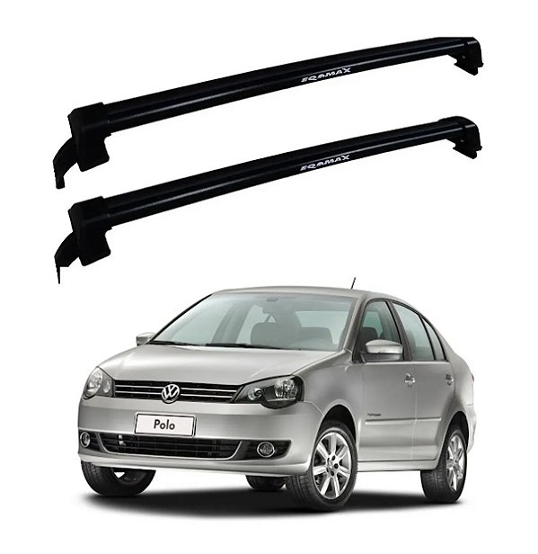 RACK EQMAX NEW WAVE VW POLO SEDAN 4P 2003 2004 2005 2006 2007 2008 2009 2010 2011 2012 2013 2014 - PRETO