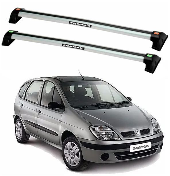 RACK EQMAX WAVE RENAULT SCENIC 4P 1999 2000 2001 2002 2003 2004 2005 2006 2007 2008 2009 2010 2011 (FRISO) - CINZA