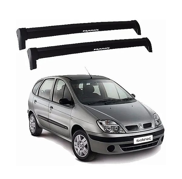 RACK EQMAX WAVE RENAULT SCENIC 4P 1999 2000 2001 2002 2003 2004 2005 2006 2007 2008 2009 2010 2011 (FRISO) - PRETO
