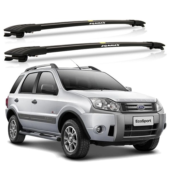 RACK TRAVESSA LARGA EQMAX FORD ECOSPORT 2010 2011 2012 - PRETO