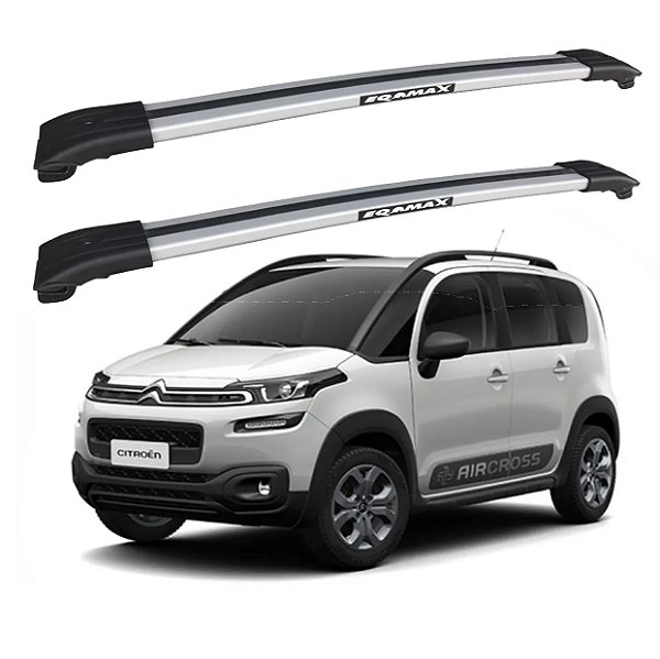 RACK TRAVESSA LARGA EQMAX CITROEN AIR CROSS 2016 2017 2018 2019 - CINZA