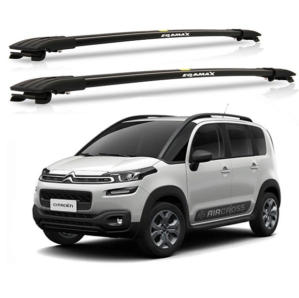 RACK TRAVESSA LARGA EQMAX CITROEN AIR CROSS 2016 2017 2018 2019 - PRETO