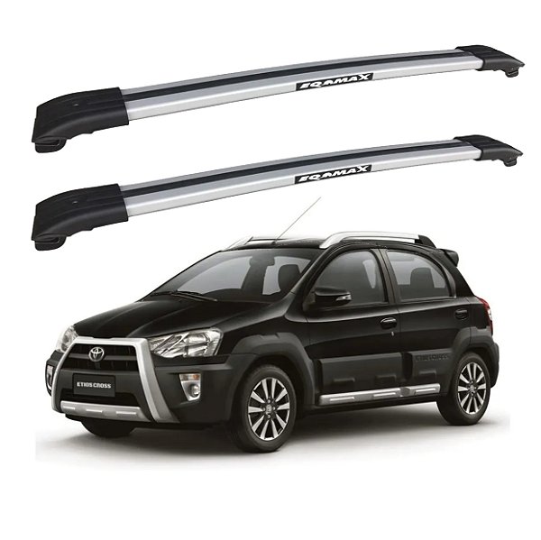 RACK TRAVESSA LARGA EQMAX TOYOTA ETIOS CROSS 2013 2014 2015 2016 2017 2018 2019 - CINZA