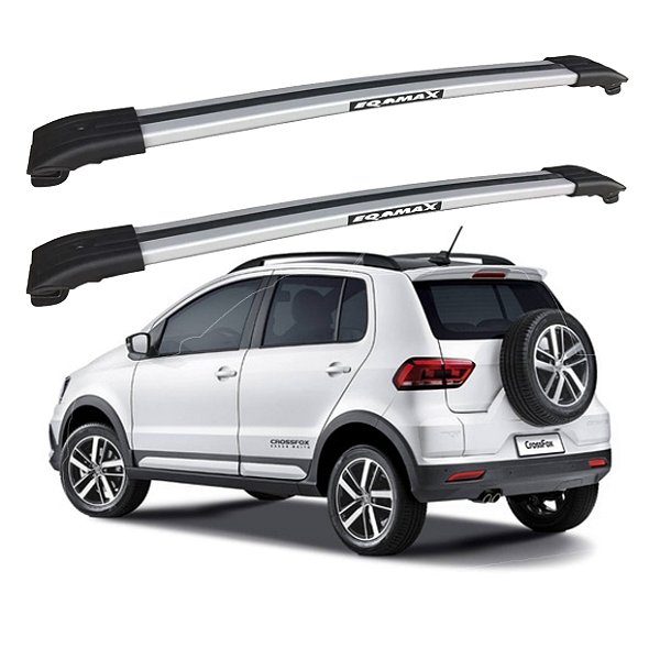 RACK TRAVESSA LARGA EQMAX VW CROSSFOX 2011 2012 2013 2014 2015 2016 2017 2018 - CINZA