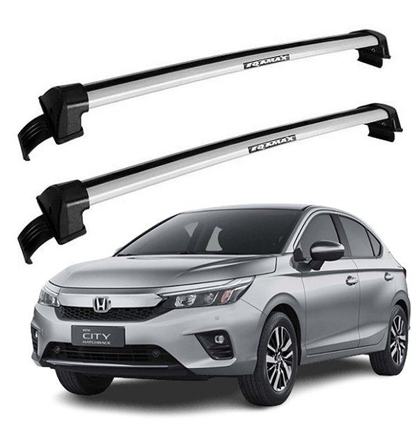 RACK EQMAX NEW WAVE HONDA CITY HATCH 2022 2023 2024 2025 - CINZA