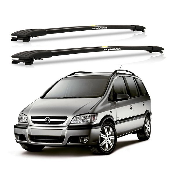 RACK TRAVESSA LARGA EQMAX GM ZAFIRA 2001 2002 2003 2004 2005 2006 2007 2008 2009 2010 2011 2012 - PRETO