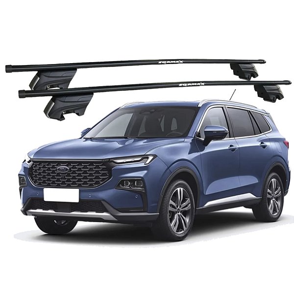 RACK P/ LONGARINAS INTEGRADAS BETA AÇO (1,40M) FORD TERRITORY 2024 2025 - PRETO