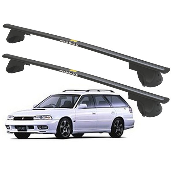RACK P/ LONGARINAS ALPHA AÇO 01 (1,10M) SUBARU LEGACY 1989 1990 1991 1992 1993 1994 1995 1996 1997 1998 1999 2000 2001 2002 - PRETO