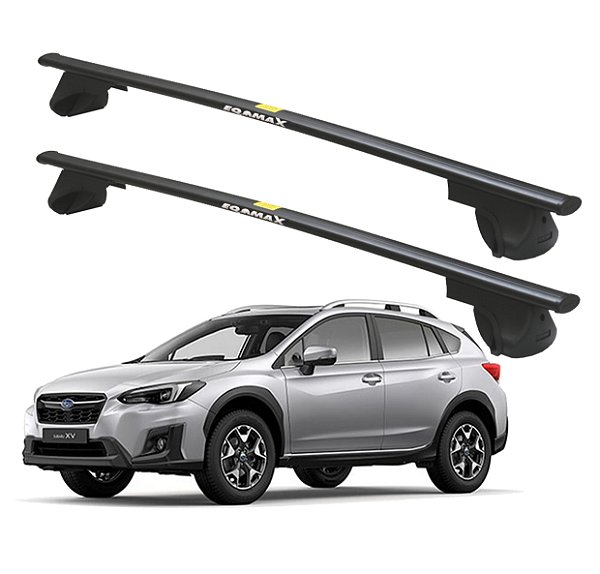 RACK P / LONGARINAS ALPHA AÇO 03 (1,30M) SUBARU NEW XV 2021 / 2022 - PRETO