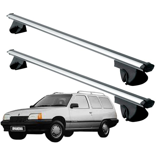 RACK P/ LONGARINAS ALPHA ALUMÍNIO 01 (1,06M) GM IPANEMA WAGON 1989 1990 1992 1992 1993 1994 1995 1996 1997 1998 - CINZA