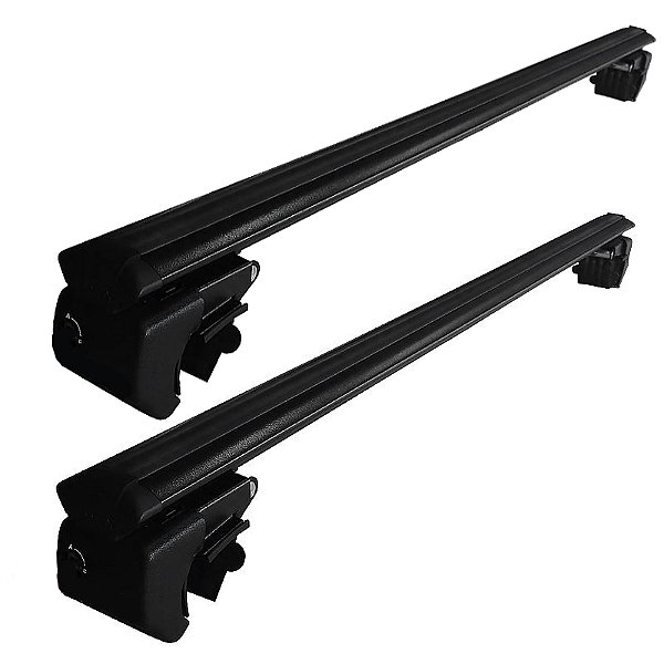 RACK P/ LONGARINAS SIGMA ALUMÍNIO 02 (1,16M) GM S10 CABINE SIMPLES 1991 1992 1993 1994 1995 1996 1997 1998 1999 2000 2001 2002 2003 2004 2005 2006 2007 2008 2009 2010 2011 - PRETO