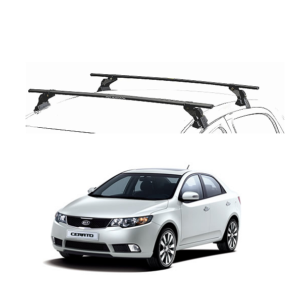RACK EQMAX AÇO KIA CERATO 2011 2012 2013 2014 2015 - PRETO