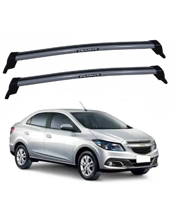 RACK EQMAX NEW WAVE GM PRISMA LT / LTZ / ADVANTAGE 2013 6014 2015 2016 2017 2018 2019 - CINZA
