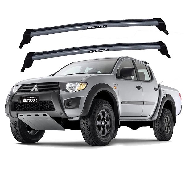 RACK EQMAX NEW WAVE MITSUBISHI L-200 TRITON 2013 2014 2015 2016 2017 2018 - CINZA