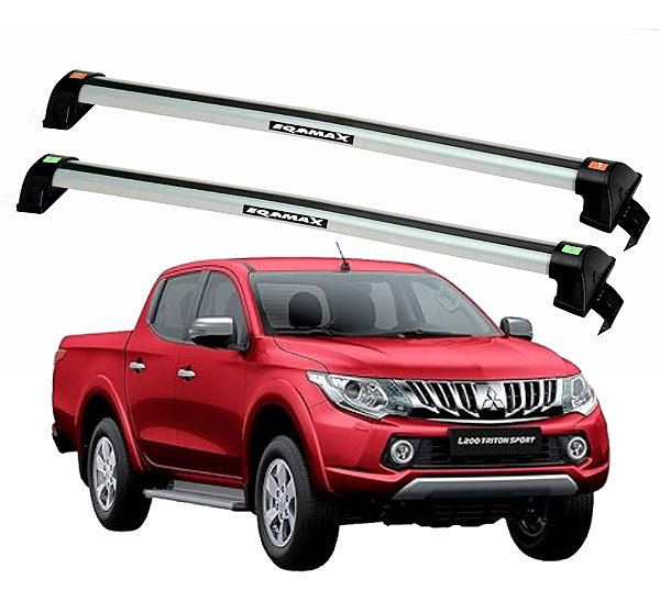RACK EQMAX NEW WAVE MITSUBISHI ALL NEW L200 TRITON SPORT 2017 2018 2019 - CINZA