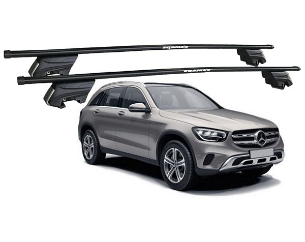 RACK P/ LONGARINAS INTEGRADAS BETA AÇO (1,20M) MERCEDES BENZ GLC 220 (2021 2022) - PRETO