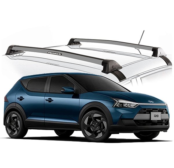 RACK EQMAX NEW WAVE HYUNDAI I20 2026 2027 - CINZA