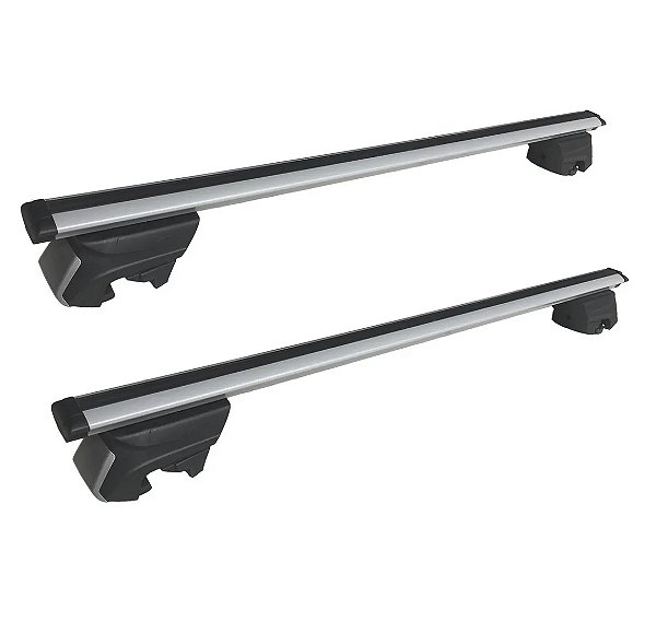 RACK P/ LONGARINAS INTEGRADAS BETA ALUMÍNIO (1,26M) BYD YUAN PRO 2025 2026 - CINZA