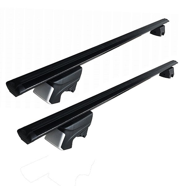 RACK P/ LONGARINAS INTEGRADAS BETA ALUMÍNIO (1,26M) BYD YUAN PRO 2025 2026 - PRETO