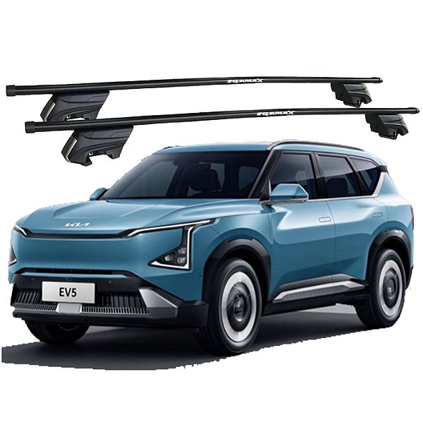 RACK P/ LONGARINAS INTEGRADAS BETA AÇO (1,30M) KIA EV5 2025 - PRETO