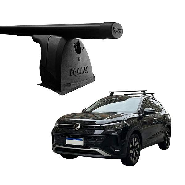 RACK EQTHOR AÇO P/ LONGARINAS INTEGRADAS VW TERA 2025 2026 - PRETO