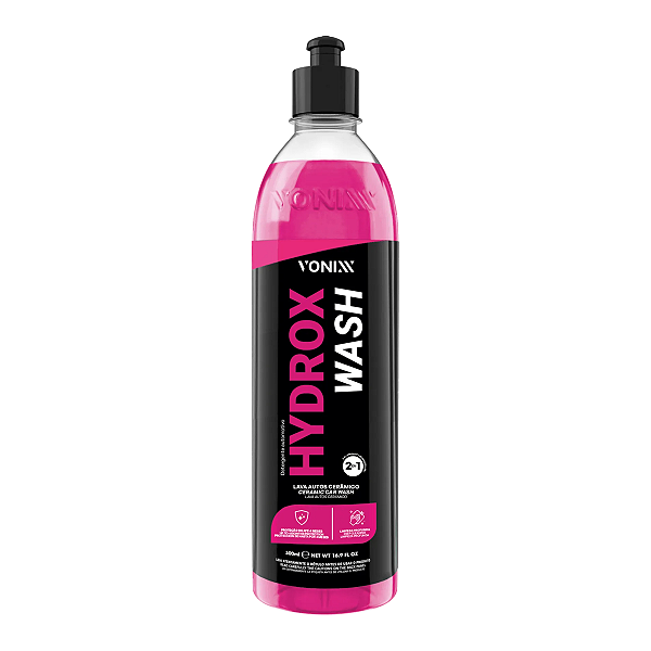 Lava Autos c/ Proteção Cerâmica 500ml Hydrox Wash Vonixx