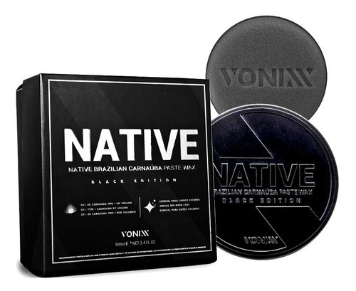 Cera de Carnaúba Native Black Wax 100ml Vonixx