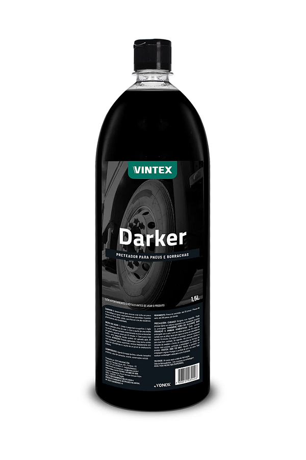 Darker Pneu Pretinho Renova Plástico 1,5l Vonixx
