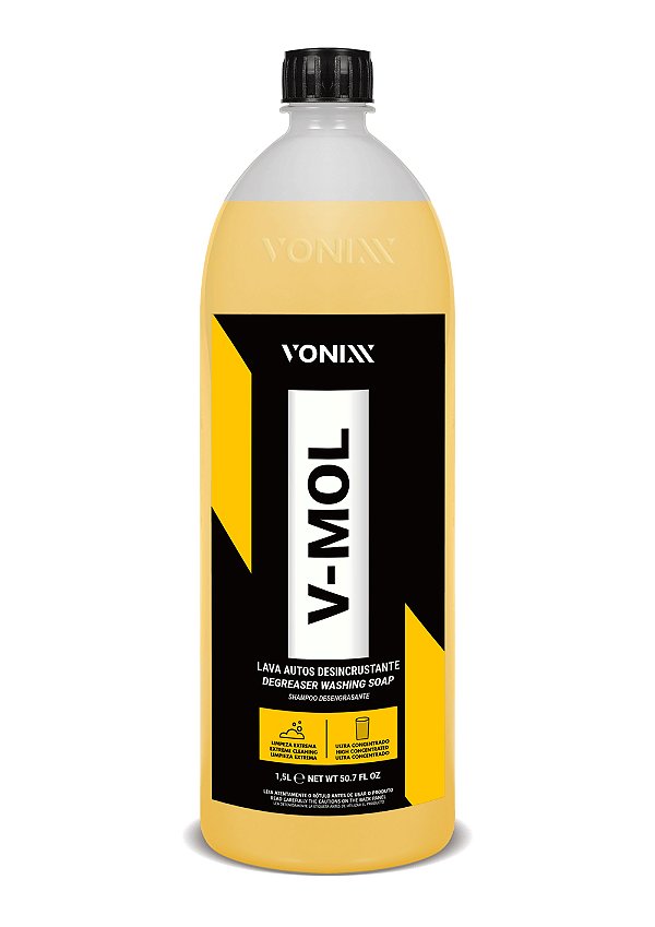 V-Mol Lava Auto Desincrustante Remove Barro Óleo 1,5L Vonixx