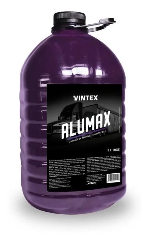 Alumax Limpa Alumínio Rodas Baú Caminhão 5l Vintex Vonixx
