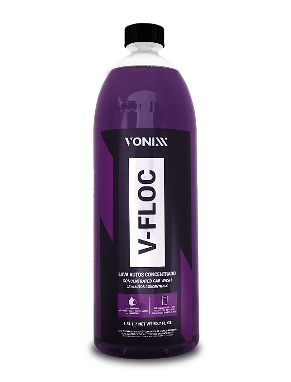 Shampoo Automotivo Lava Auto V-floc Concentrado 1,5l Vonixx