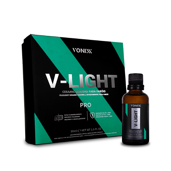 V-light Pro vitrificador para faróis 50ml vonixx