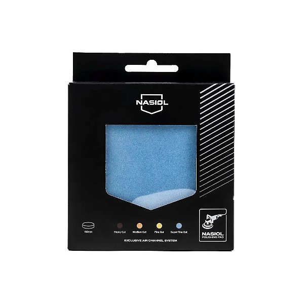 Boina de Polimento de Super Lustro Azul 150mm Nasiol
