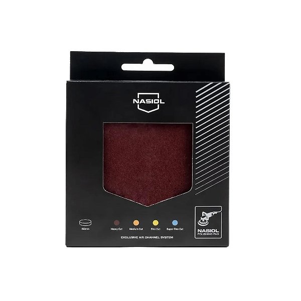 Boina de Polimento de Corte Pesado Bordo 150mm Nasiol