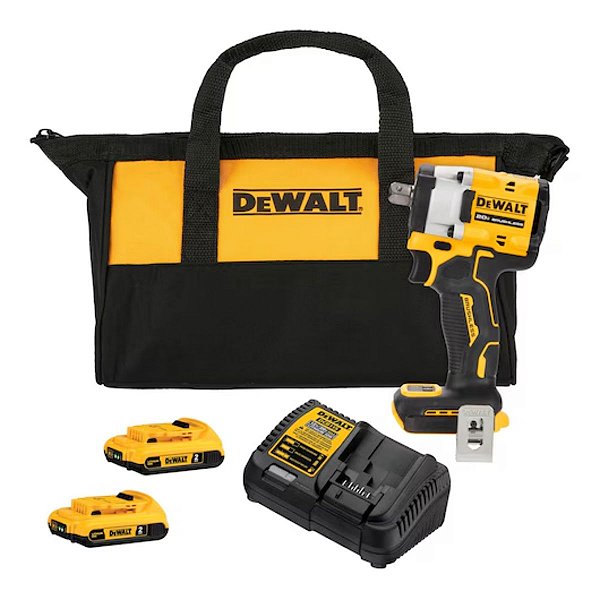 Kit Chave de impacto 1/2" 13mm 20V Bivolt DeWALT dcf922d2