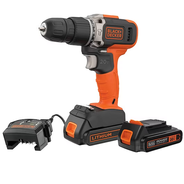 Parafusadeira/Furadeira de Impacto S/ Fio 20V Black&Decker