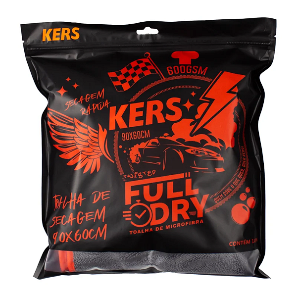 Toalha para Secagem Rápida Twist 600gsm 90x60cm Kers