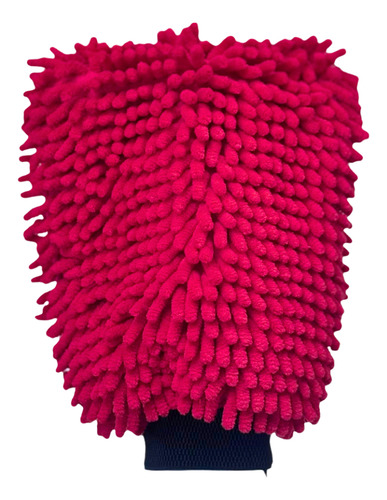 Luva de Lavagem Com Tentaculos Vermelha 26x22CM Lincoln