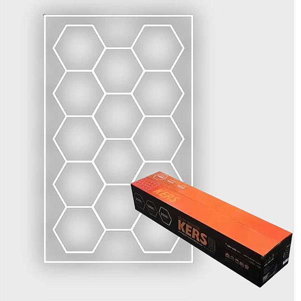 Iluminação em Colmeia 14 Células 3 Cores Bivolt 591W Kers