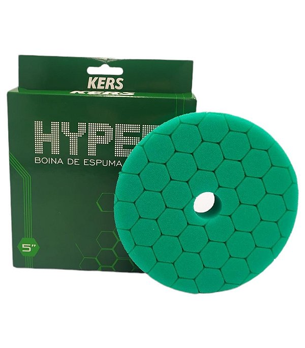 Boina de Espuma Agressiva Verde Hyper 5 Polegadas Kers