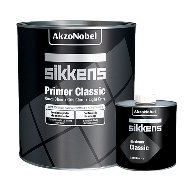 Kit Primer Classic 1L + Catalisador 225ml Sikkens