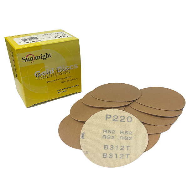 10un Disco Lixa Sem Furos 3 P220 Sunmight