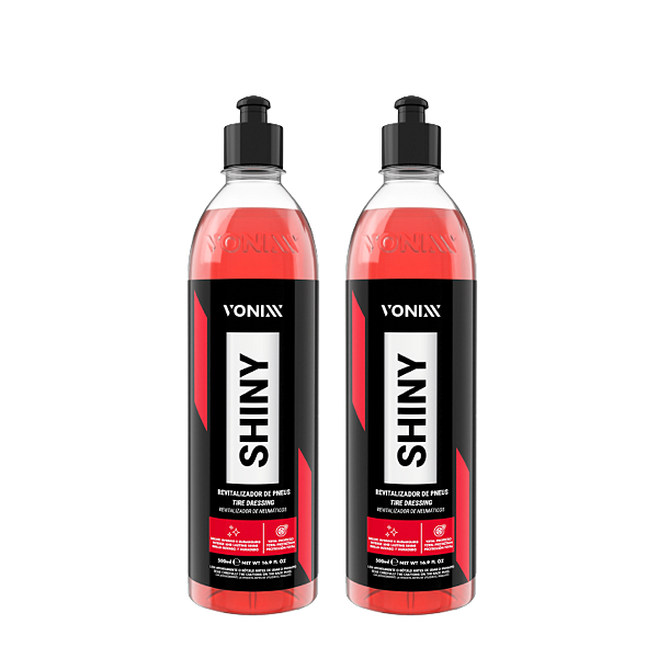 Kit 2x Shiny Revitalizador de Pneus 500ml Vonixx