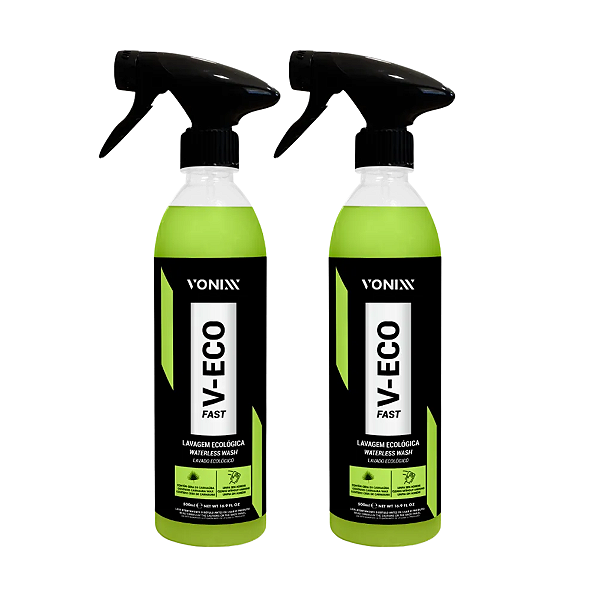 Kit 2x V-Eco Fast Lava a Seco com Carnaúba 500ml Vonixx